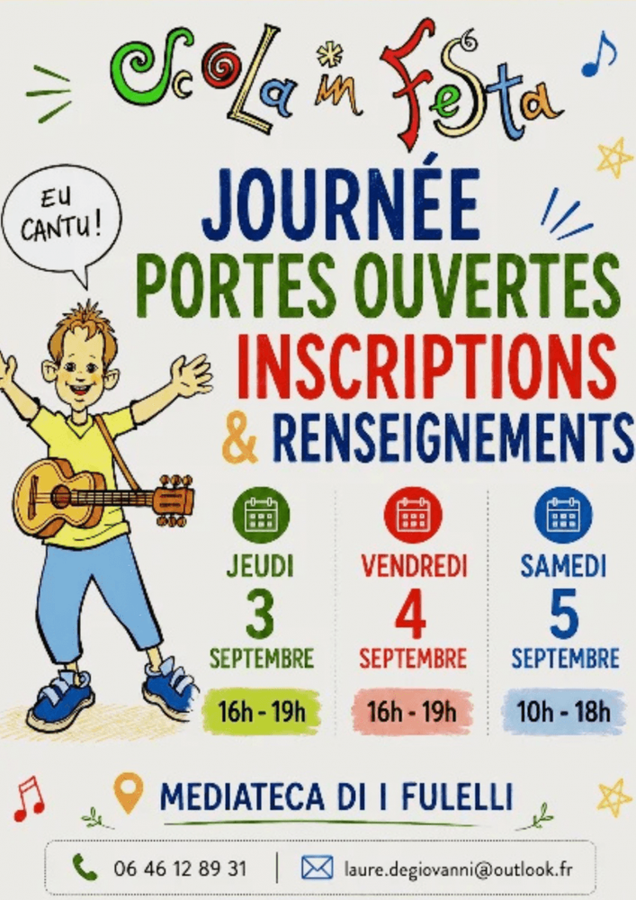 Journées portes ouvertes de Scola in Festa à Folelli