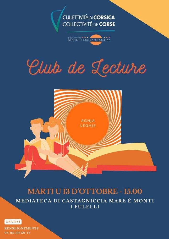 Club de lecture à la Médiathèque de Folelli