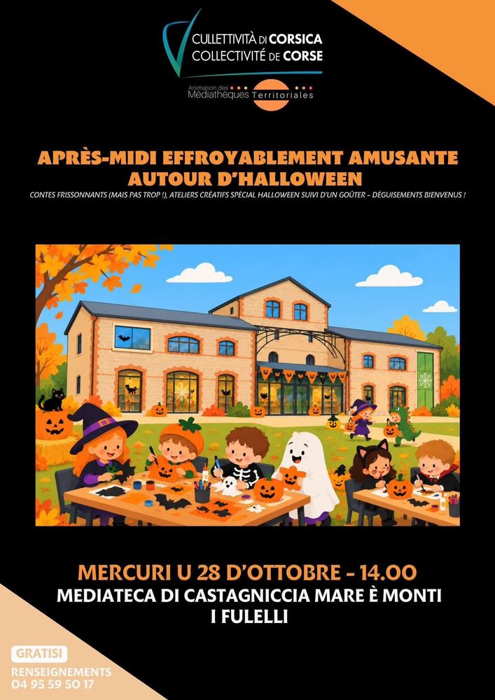 HALLOWEEN à la Médiathèque de Folelli
