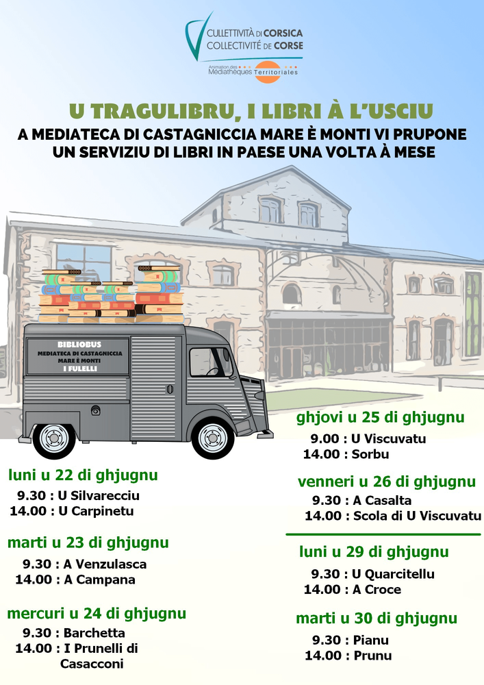Tragulibru, i libri à l'usciu !